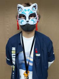 人間に化けたつもりが顔だけ化けられなかった狐の子